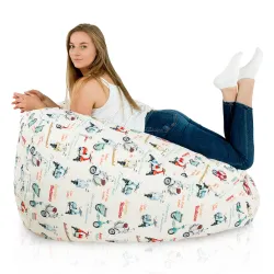 Giant Adult Bean Bag Chair XXL - Premium Printed Fabric – view 19