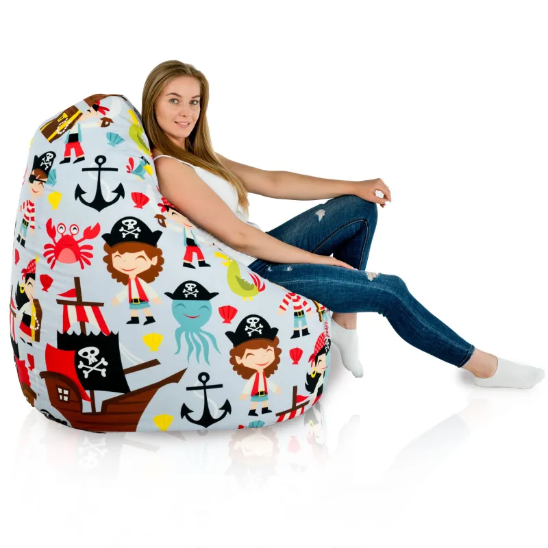 Giant Adult Bean Bag Chair XXL - Premium Printed Fabric – view 38
