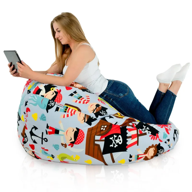Giant Adult Bean Bag Chair XXL - Premium Printed Fabric – view 39