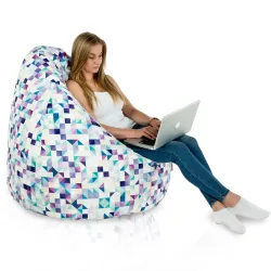 Giant Adult Bean Bag Chair XXL - Premium Printed Fabric – view 50