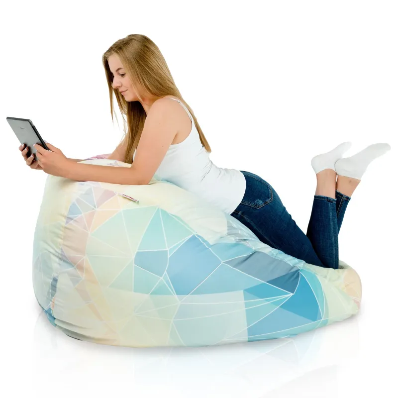 Giant Adult Bean Bag Chair XXL - Premium Printed Fabric – view 60