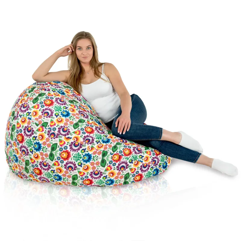 Giant Adult Bean Bag Chair XXL - Premium Printed Fabric – view 89
