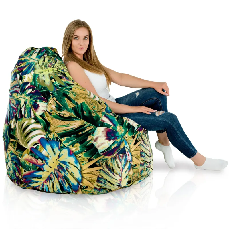 Giant Adult Bean Bag Chair XXL - Premium Printed Fabric – view 106