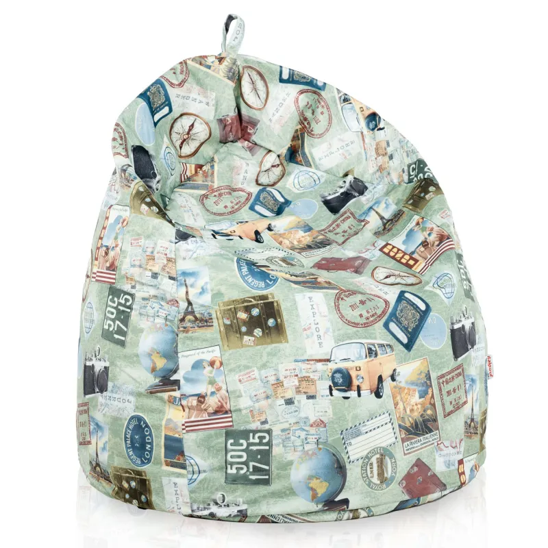 Giant Adult Bean Bag Chair XXL - Premium Printed Fabric – view 116