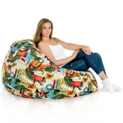 Giant Adult Bean Bag Chair XXL - Premium Printed Fabric – view 115