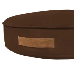 Round pet bed for dog and cat 100 cm - Soft Velvet – view 6