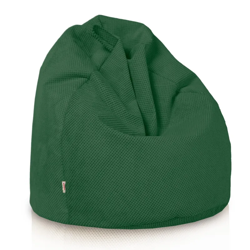 Kids Bean Bag Chair L - Dot Textured Velvet – view 25