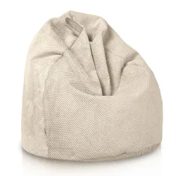 Kids Bean Bag Chair - Dot Textured Velvet