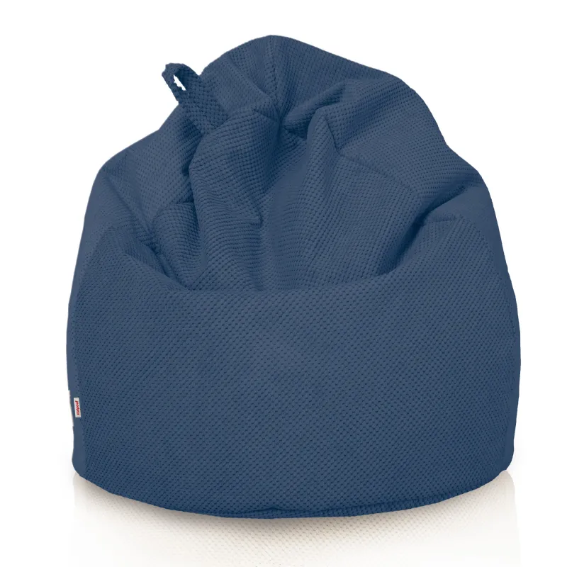 Kids Bean Bag Chair L - Dot Textured Velvet – view 24