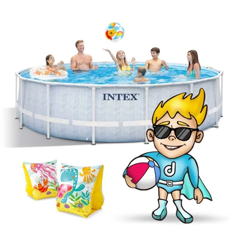 488 x 122 cm 12in1 Bestway 5619E racked garden pool.
