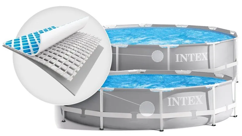 366 x 76 cm 16in1 INTEX 26712 garden rack pool + bubble machine FREE of charge