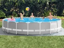 610 x 132 cm garden rack pool set 18in1 INTEX 26756.