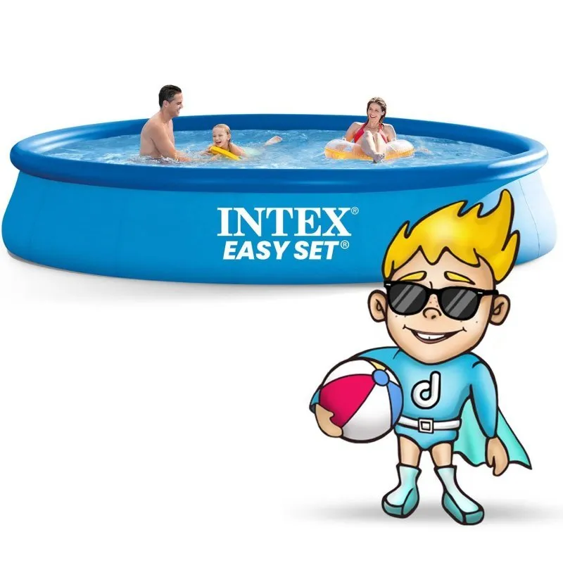 457 x 84 cm expandable garden pool set 15in1 INTEX 28158.