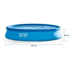 457 x 84 cm expandable garden pool set 15in1 INTEX 28158.