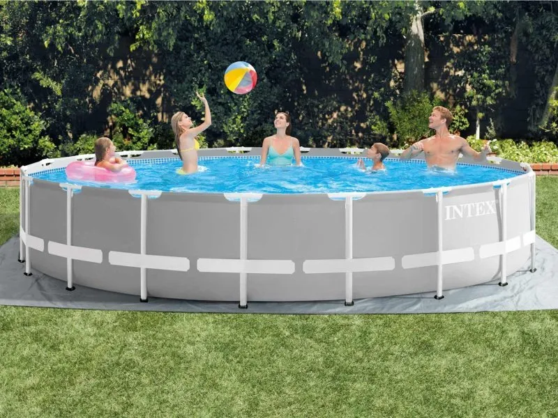 610 x 132 cm garden rack pool set 12-in-1 INTEX 26756.