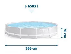 Frame garden pool 366 x 76 cm 9-in-1 set INTEX 26712