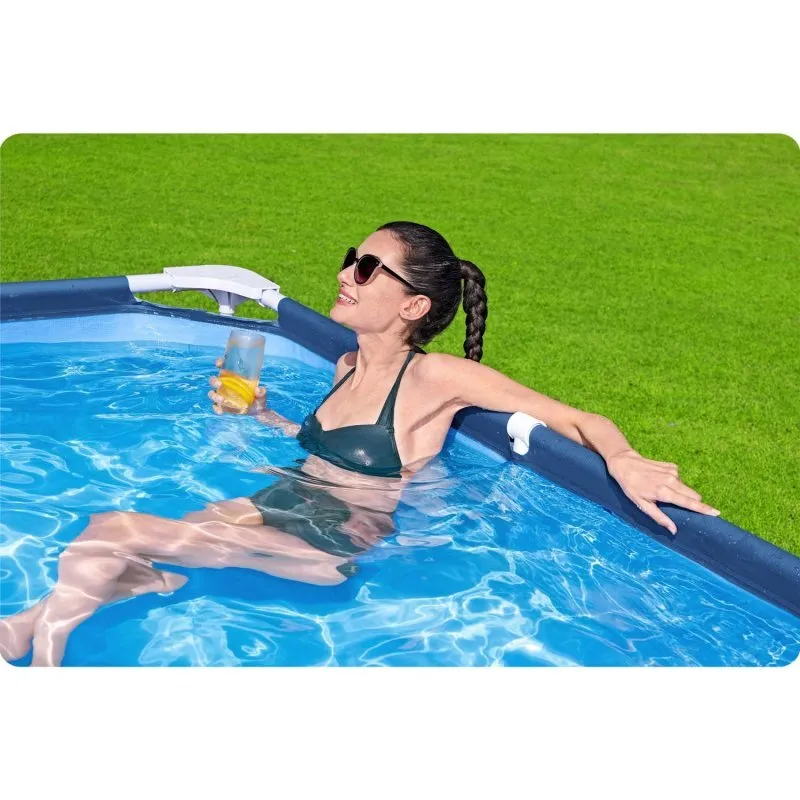 Racked garden pool 400 x 211 x 81 cm 15in1 Bestway 56405N.