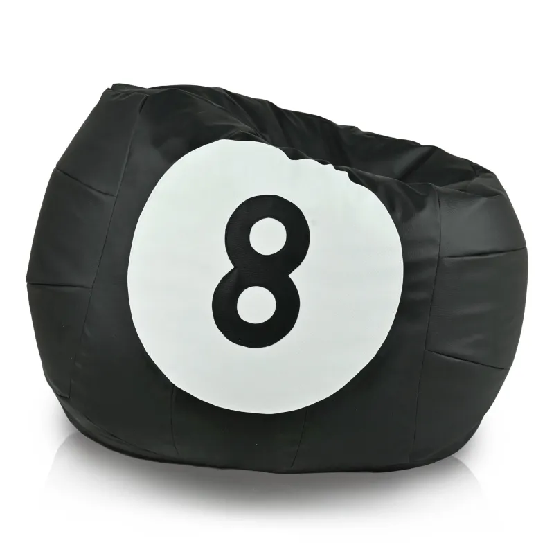 Eco-friendly bean bag ball chair for modern living spaces