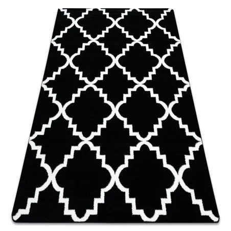 Carpet SKETCH - F343 black/cream trellis
