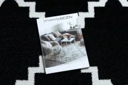Carpet SKETCH - F343 black/cream trellis