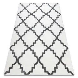 Carpet SKETCH - F343 cream/grey trellis