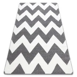 Carpet SKETCH - FA66 grey/white - Zigzag