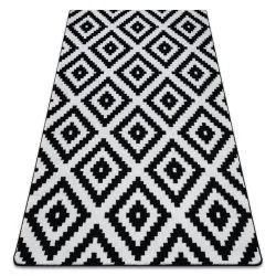 Carpet SKETCH - F998 cream/black - Squares