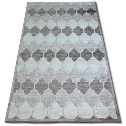 Carpet ACRYLIC YAZZ 3766 D.Beige/Brown Trellis