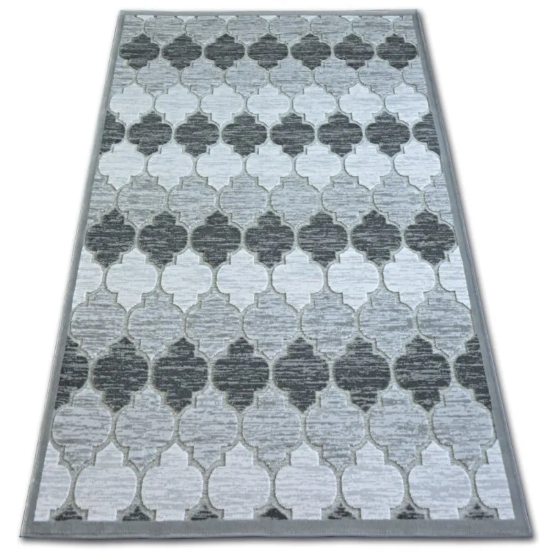 Dywan AKRYL YAZZ 3766 Grey Koniczyna Marokańska Trellis
