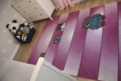 Dywan KIDS Sowy różowy C412