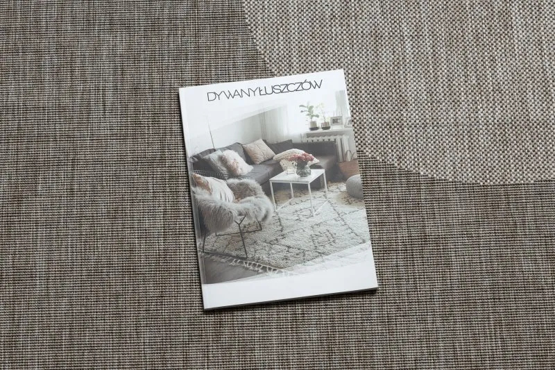 DYWAN SZNURKOWY SIZAL FLOORLUX 20078 srebrny  / czarny