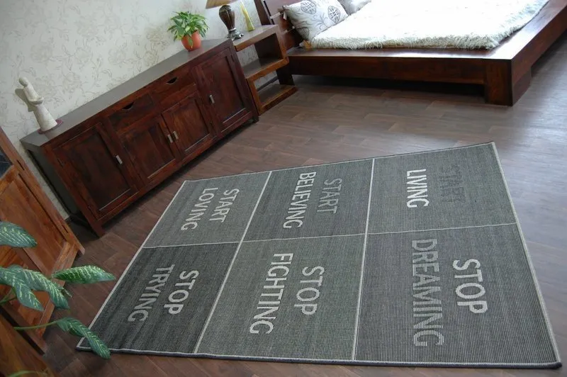 DYWAN SZNURKOWY SIZAL FLOORLUX 20275 YOLO czarny / srebrny