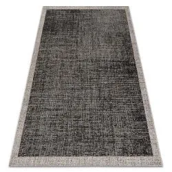 CARPET SIZAL FLOORLUX 20401 Frame black / silver 