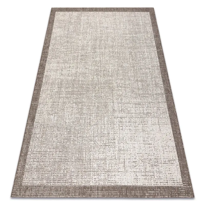 DYWAN SZNURKOWY SIZAL FLOORLUX 20401 Ramka szampański / taupe