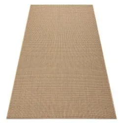 CARPET SIZAL FLOORLUX 20580 plain, flat, one colour - natural / coffee