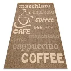 CARPET SIZAL FLOORLUX 20645 coffee / natural