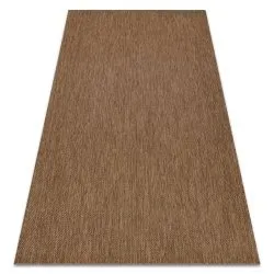 Carpet FLAT 48663/870 SISAL - brown PLAIN 