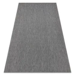 Carpet FLAT 48663/920 SISAL - anthracite PLAIN 