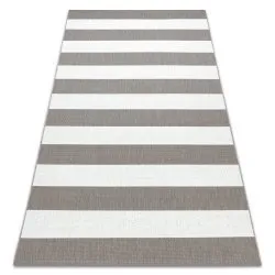 Carpet SISAL FLAT 48644686 Stripes white beige