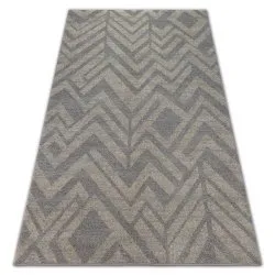 Carpet SOFT 8028 ETHNO HERRINGBONE brown / beige