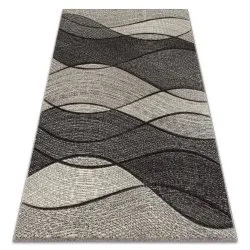 Carpet FEEL 5675/16811 WAVES grey / anthracite / cream