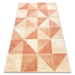 Carpet FEEL 5672/17911 Triangles beige/terracotta