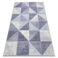 Carpet FEEL 5672/17944 Triangles beige/violet