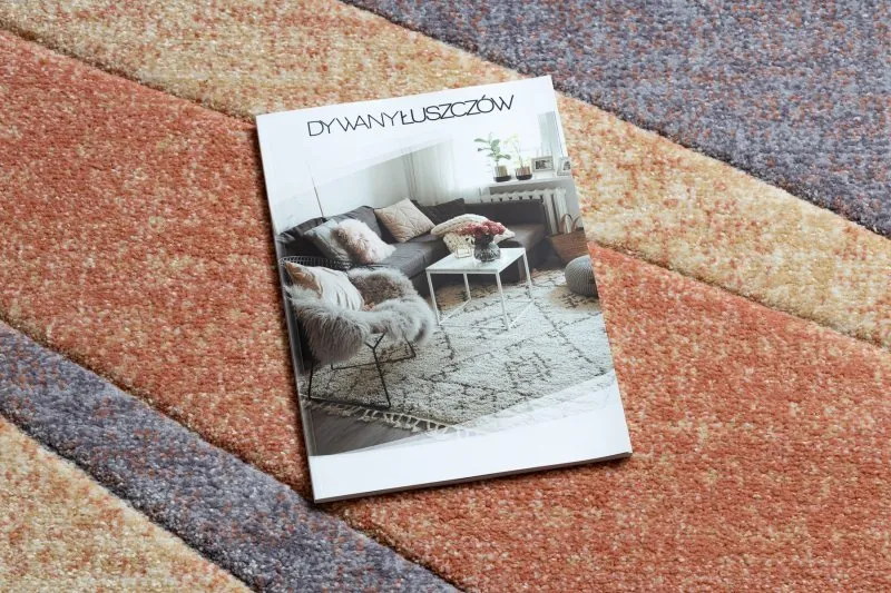 Dywan FEEL 5673/17931 JODEŁKA beż/terakota/fiolet