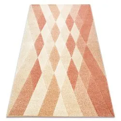 Carpet FEEL 5674/17911 Diamonds beige/terracotta