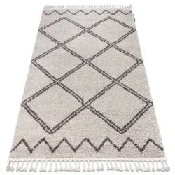 Carpet BERBER ASILA B5970 cream / brown Fringe Berber Moroccan shaggy