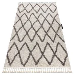 Carpet BERBER BENI cream Fringe Berber Moroccan shaggy