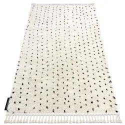 Carpet BERBER SYLA B752 dots cream Fringe Berber Moroccan shaggy