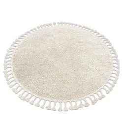 Carpet BERBER 9000 circle cream Fringe Berber Moroccan shaggy