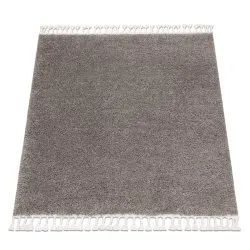 Carpet BERBER square 9000 brown Fringe Berber Moroccan shaggy